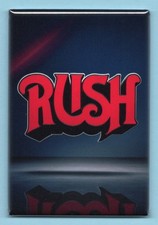RUSH LOGO *2X3 FRIDGE MAGNET* CANADIAN ROCK N ROLL BAND POP ARENA HEAVY HARD
