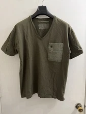 N.I.C.E Nice Collective Men’s Pocket Tee Shirt V Neck Size XL