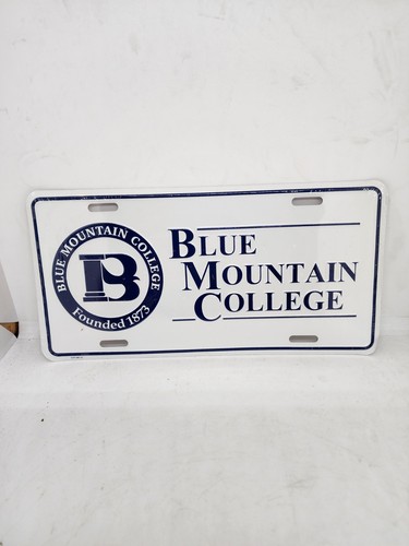 Blue Mountain College Aluminum Car Tag. Blue Mountain College Mississippi - Picture 1 of 4
