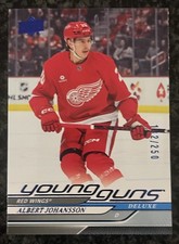 2024-25 UD SERIES TWO YOUNG GUNS DELUXE DETROIT RED WINGS ALBERT JOHANSSON! /250
