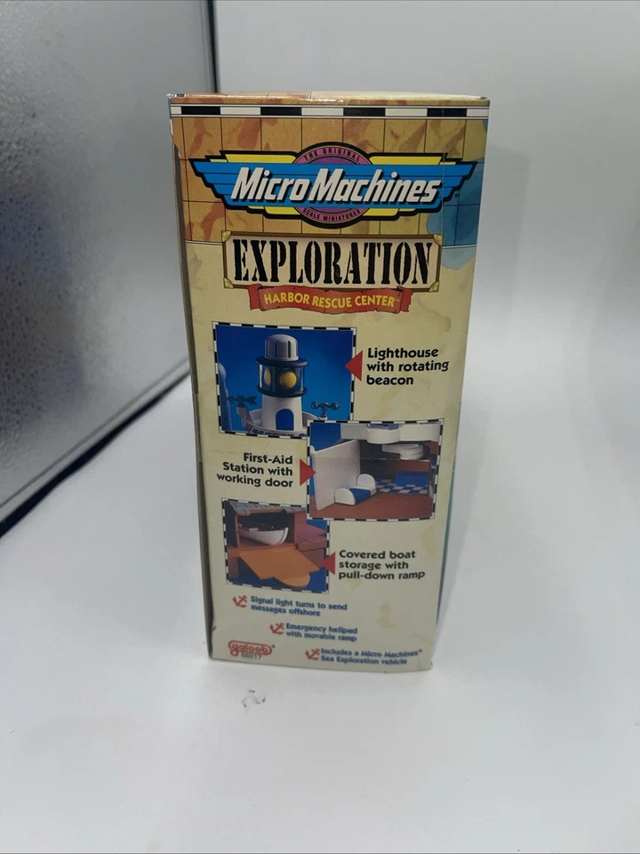 Micro Machines Playset Exploration Harbor Rescue 1996 New 66017 Sealed - Image 4 of 4