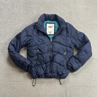TOMMY HILFIGER Damen Jacke Gr M Daunen Puffer Daunenjacke Windjacke Blau - Bild 1 von 4