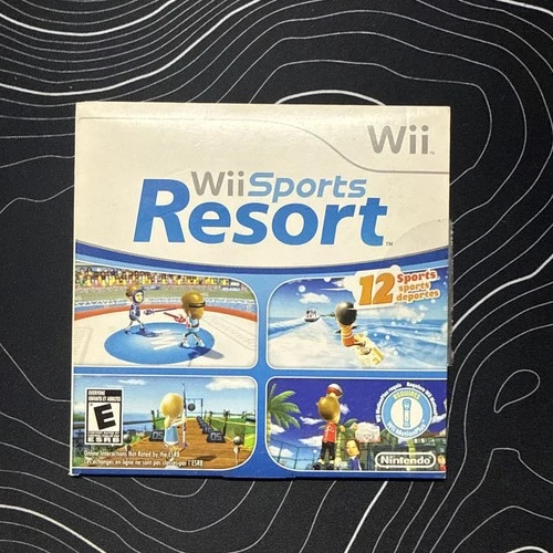 Wii Sports Resort - Nintendo Wii Cardboard Sleeve, No Manual tested 🎮💥