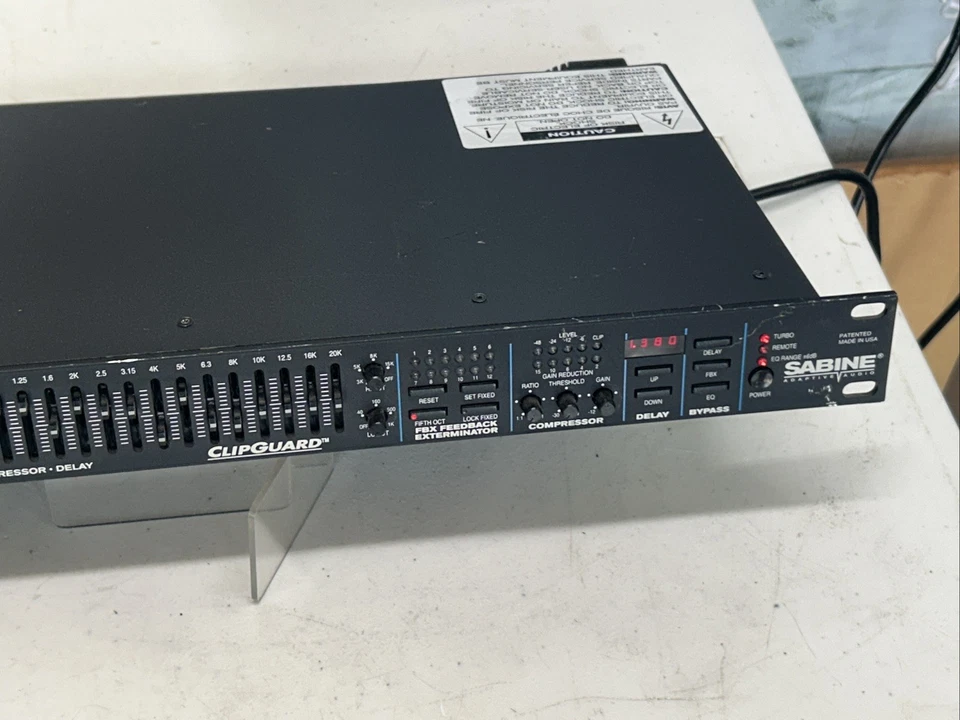 Sabine Graphi-Q GRQ-3101 Digital 31-Band EQ/Compressor GRQ-3101 27921 - Image 3 of 4