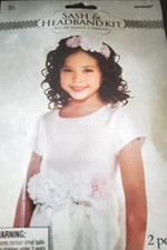 Wedding Sash And Headband Kit