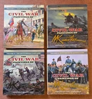 The Civil War Paintings of Mort Kunstler : Vol 1 - 4. HC with DJ's - Very Good !