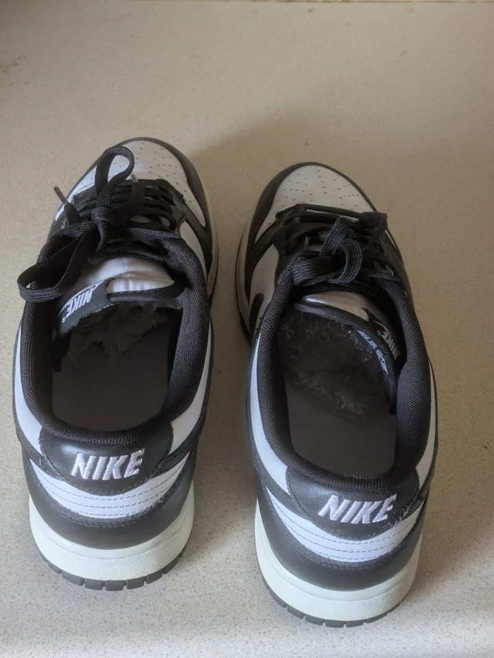 Size 10 - Nike Dunk Low Black White, photo 4 of 5