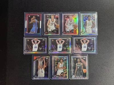 #ad 2025 26 Topps Chrome 10 Card Refractor Rookie Lot Pulsar Ray Wave Xfractor $20.00