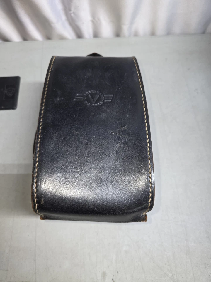 🔥 Estuche para cámara Hasselblad de cuero genuino duro de colección para 500 C/M negro usado Foto 2 de 4