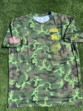 Men’s 3XL Michigan Wolverines X Jordan X Salute to Service Dri-FIT T-Shirt