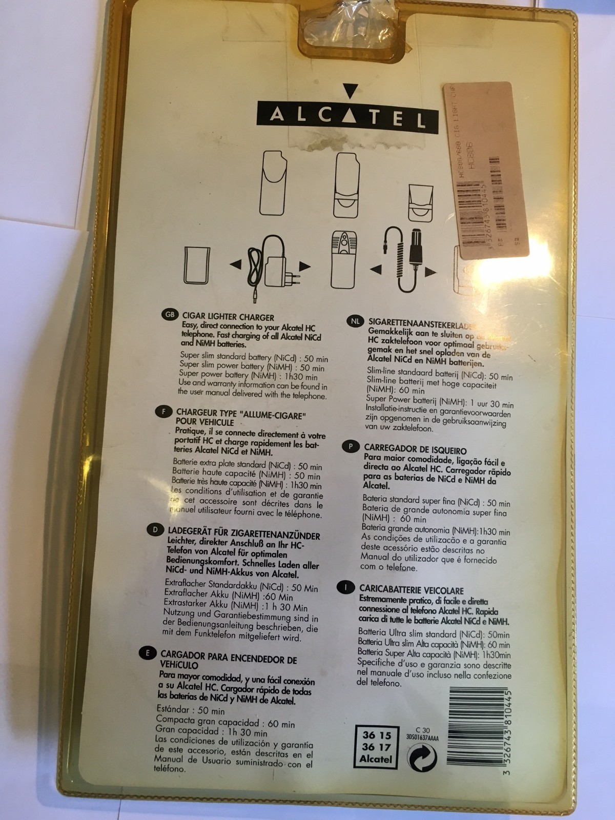 Car Charger For Alcatel Hc800 600 Series Hc806 Original Brand In For Sale Online Ebay