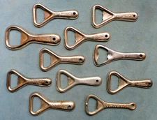 Lot of 11 Metal Bottle Opener Beers & Others Decapsulators
