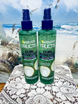 {2} Garnier Fructis Curl Refresher~Reviving Water - Sulfate-Free 8.5 Fl Oz Ea. - Image 1 of 4