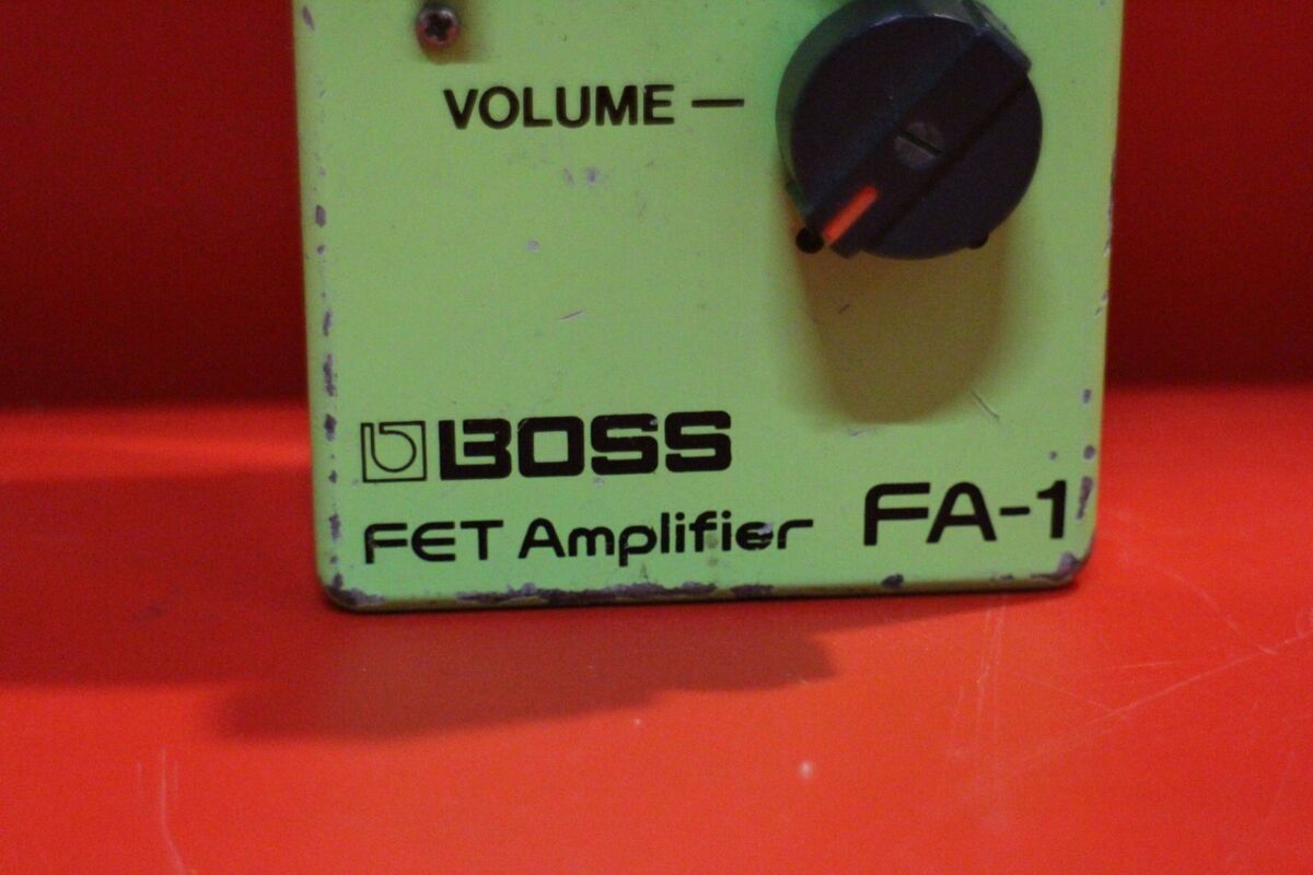 Vintage Boss FA-1 FET Amplifier Clean Booster Compact Pedal Vintage Boss FA-1 FET Amplifier Clean Booster Compact Pedal