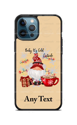 Gnome Baby It's Cold Outside Personalize Phone Case For iPhone 14 Samsung Google