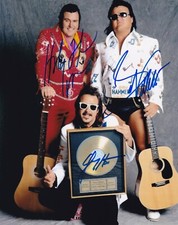 Honky Tonk Man Greg Valentine Jimmy Hart Signed 8x10 WWF Photo Wrestling WWE