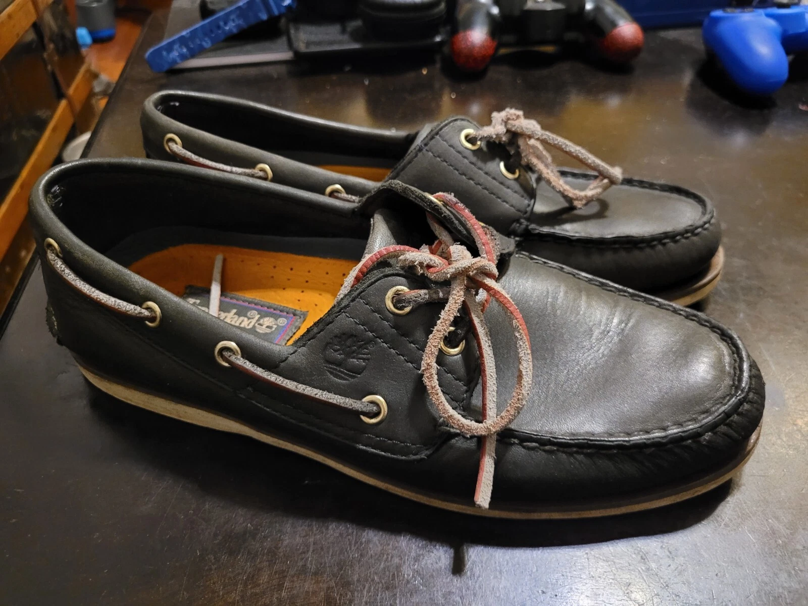 Mocassini Timberland da uomo 10M 2 occhi scarpe da barca classiche #74036 Earthkeepers