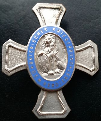  7326  Deutsch Bayerischer Kriegerbund Verdienstkreuz Medaille KRIEGERBUND Post 1.WK