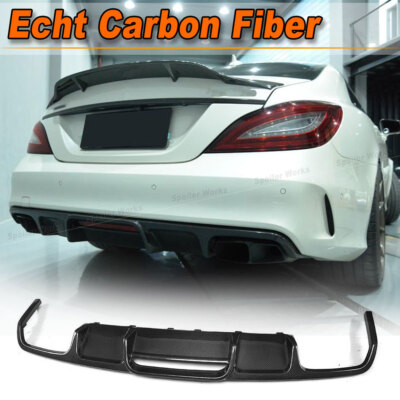 Carbon Diffusor Heckdiffusor für Mercedes CLS W218 C218 CLS63 Spoiler Heckansatz