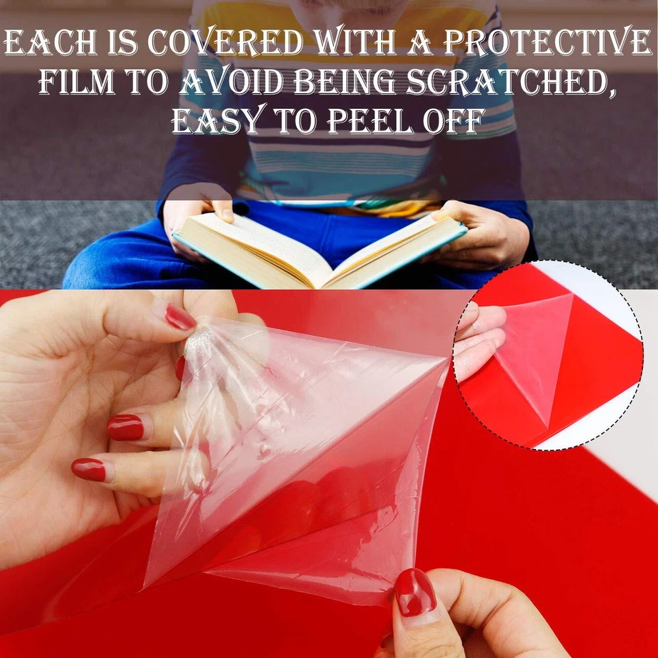 10 Pieces Christmas Gel Filter - Transparent Color Red Correction Lighting Ge... - Image 2 of 4