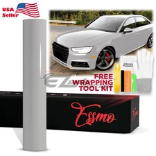 ESSMO PET Super Gloss Light Nardo Gray Car Vehicle Vinyl Wrap Decal Like Paint