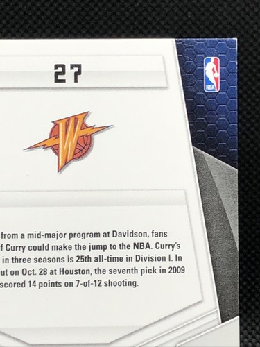 2009-10 Panini Certified Potential Stephen Curry RC rookie #087/500 Hot ๐ฅต๐ฅ๐ - Picture 10 of 11
