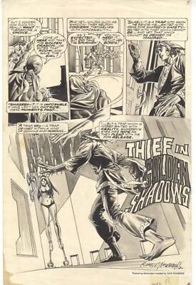 Deadly Hands of Kung Fu #14 pg 8 Half Splash by Rudy Nebres