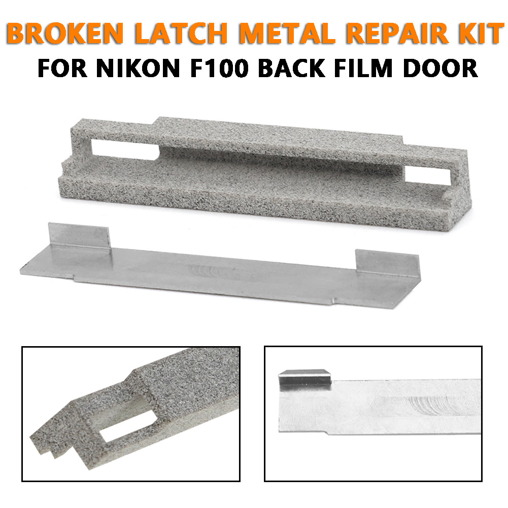 2PCS Back Film Door Broken Latch Metal Repair Kit For Nikon F100 Film SLR Camera