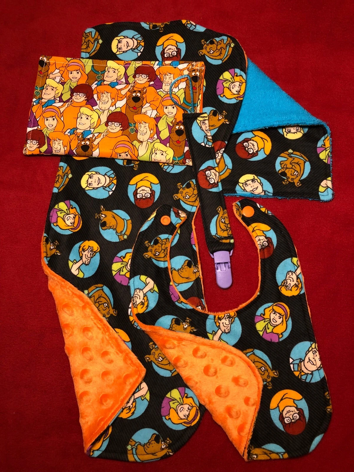 Handmade 5pc Baby Shower Diaper Bag Set StarWars Harry Potter Batman Bugs Scooby