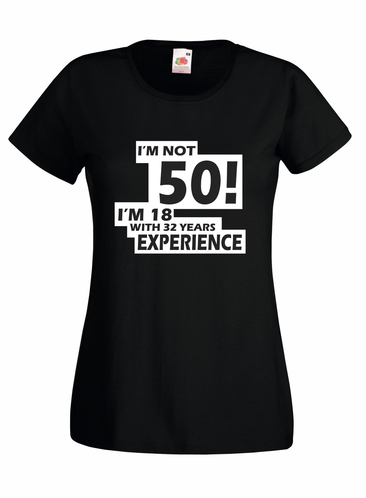 Camiseta J837 Yo 18 Años Con 32 D'Experiencia Idea Regalo Cumpleaños Mujer