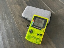 Nintendo GameBoy Color GBC W/ New Shell  Glass Lens - Clear Yellow