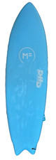 Mick Fanning Softboard, 5' 8"  DHD Twin, FCSII, Sky Blue. Used.