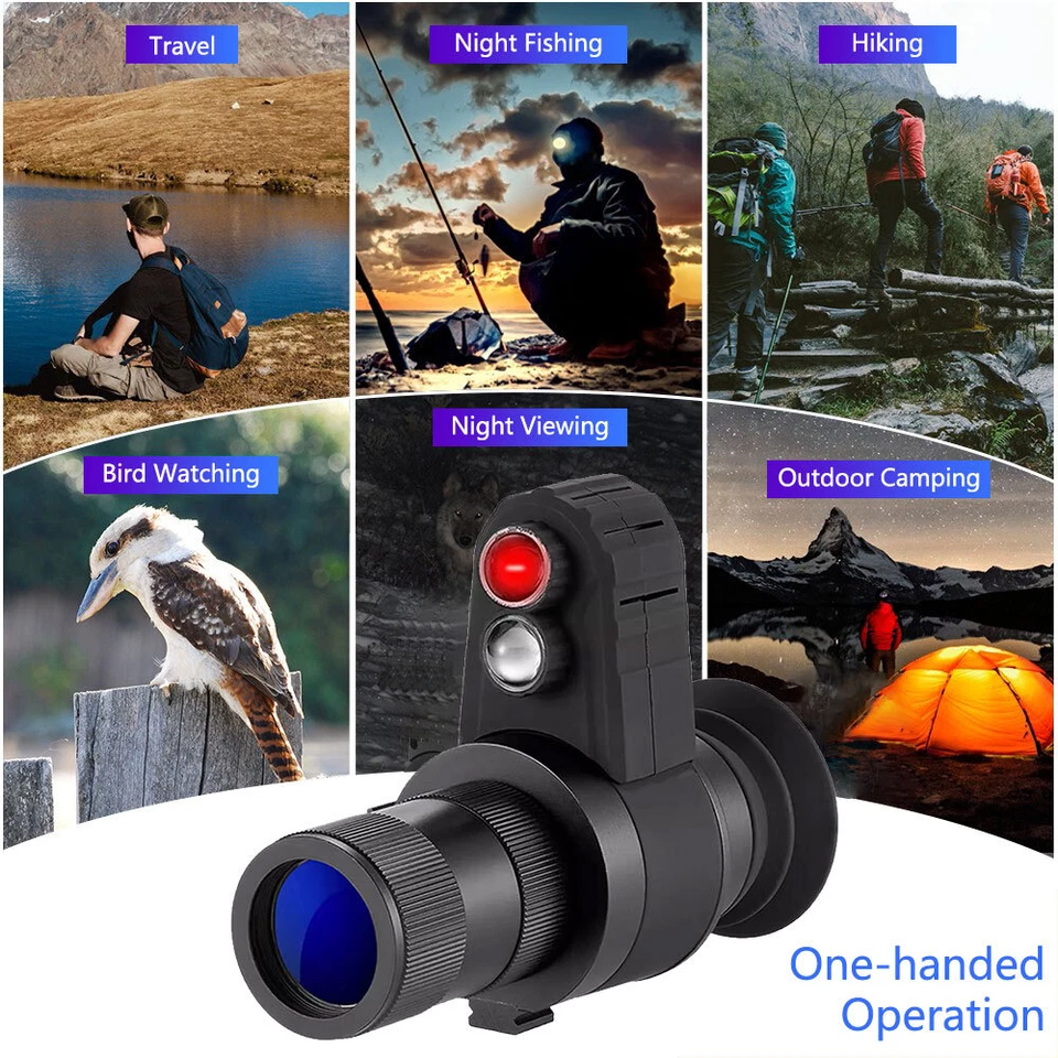 CYF-F+ Cross Cursor Digital Night Vision Monocular 850nm Infrared Scope Hunting - Image 4 of 4