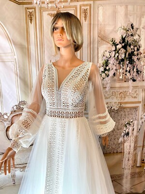 slim fit dress slacks Charming Long A-Line Off-The-Shoulder Sleeveless Lace Wedding Dress with Court Train main image 0