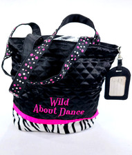 Wild About Dance Poly Satin Tote Bag, Sassi Designs