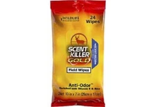 WRC Field Wipes Scent Killer Gold 24-Pack