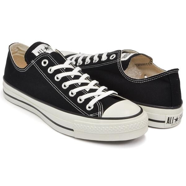 Converse Canvas All Star J OX Black Lo Made in Japan Unisex US 3.5