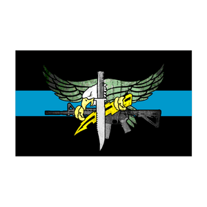 SWAT-S-W-A-T-Eagle-Thin-Blue-Line-Police-Sticker-Decal-228-Made-in-U-S-A