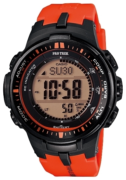 Casio Protrek Watch Band Prw-3000-4 Prw-3000 Orange Strap Prw3000
