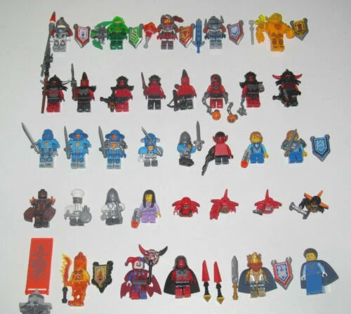 Minifigures chevalier pour jeux de construction