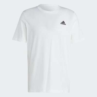 Adidas Essentials Jersey T-Shirt Men Soccer Football Gym Casual