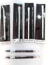 Wet n Wild Smoky Liner, Bent Liner Brush Bundle with Ulta Brow Pencils NEW