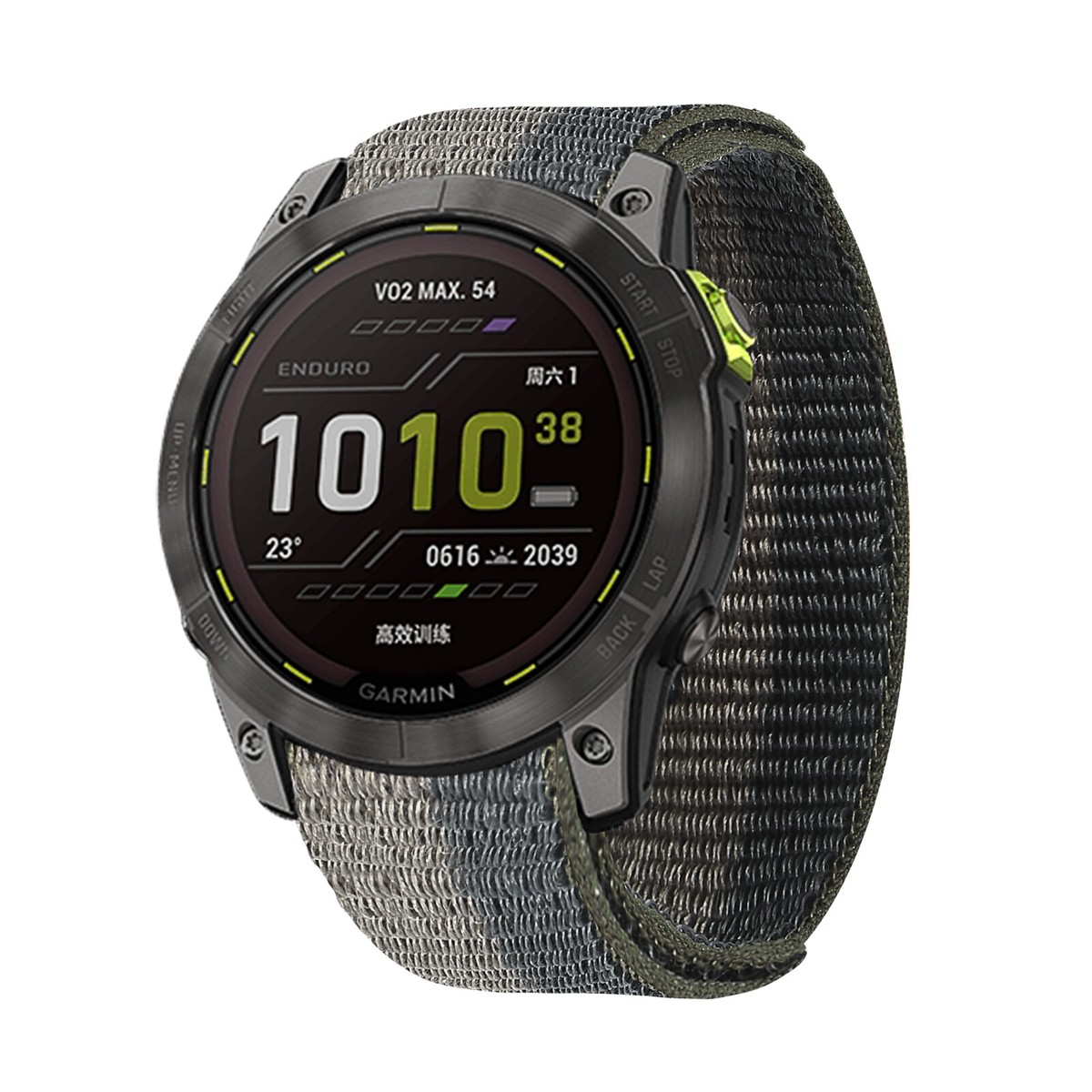 Forerunner 55 Cinturino Elastico In Nylon Per Garmin Fenix 7X, 7, 6X, 6 Pro - 22/26mm, Sportivo E Comodo Watch 9