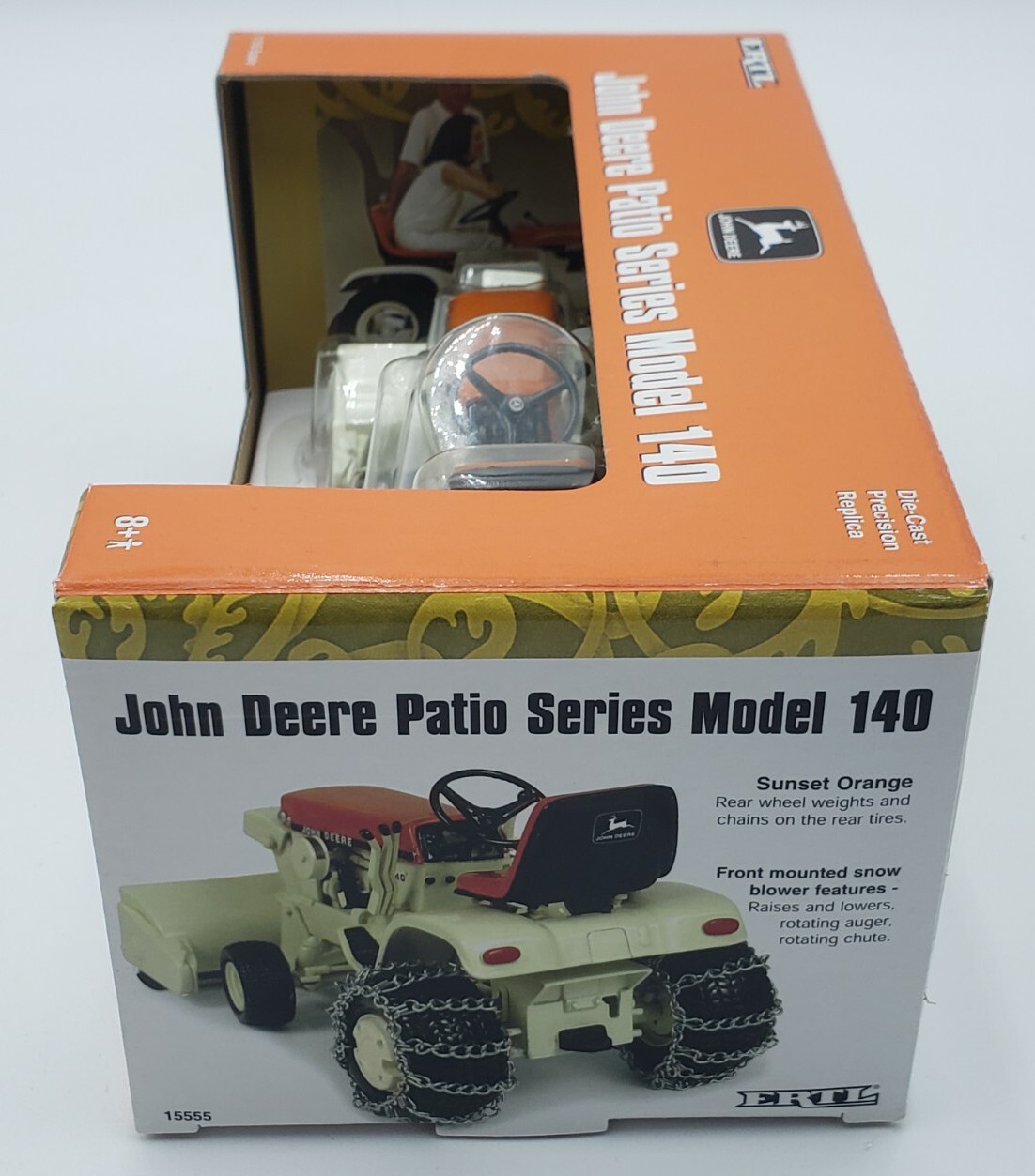 1/16 Ertl John Deere Patio Series Model 140 Sunset Orange Precision