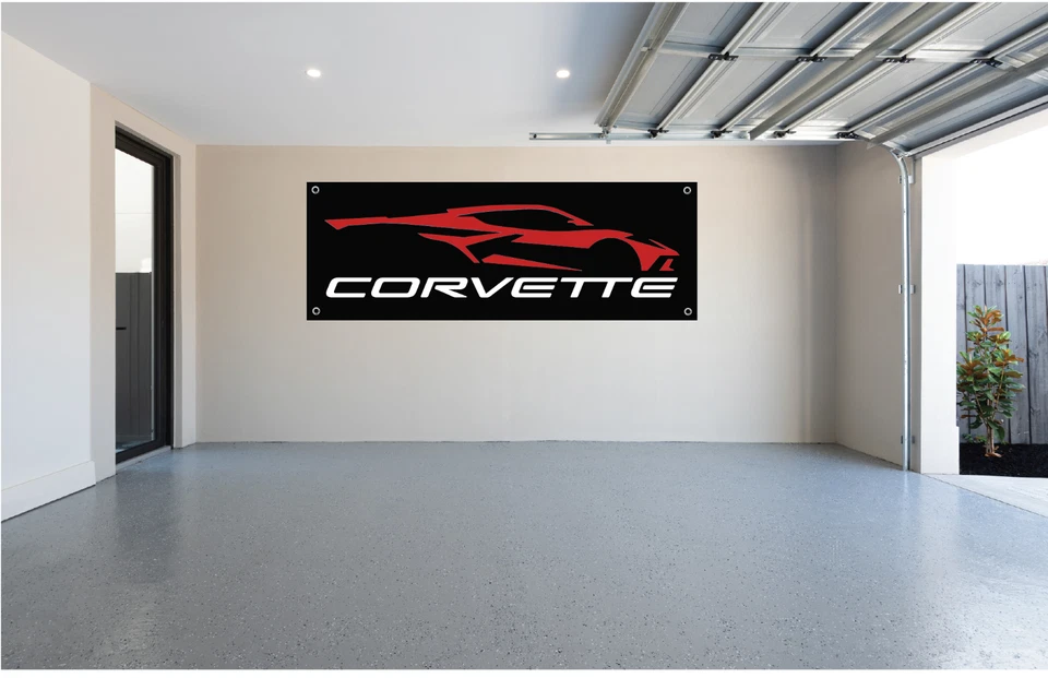 C8 Corvette Banner - Multiple Colors available - Image 2 of 4