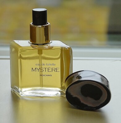 Vtg MYSTERE by ROCHAS spray EDT 1.7 oz 50 ml Discolor.lid Rare