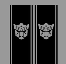 Transformer Dinobot Bedside Stripe Decals 10 X 46 Set Of 2 Decal