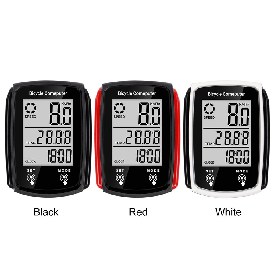 Bike Counter Backlight Bicycle Speedometer LCD Touch Screen Bicycle