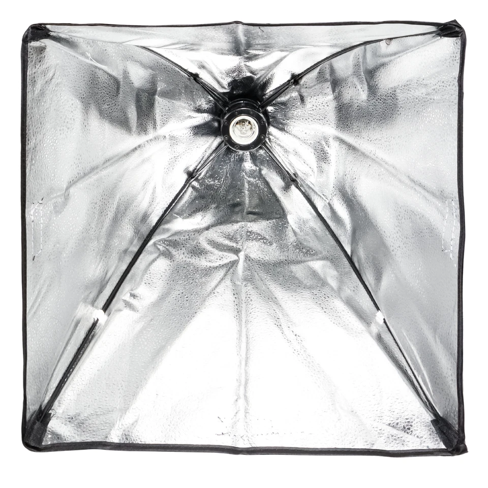 LS Pro Studio 16x16x19 Softbox Light Kit w/ Diffuser & Cord – No Bulb - Image 2 of 4