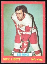 1973-74 8315A Topps Nick Libett Detroit Red Wings #49